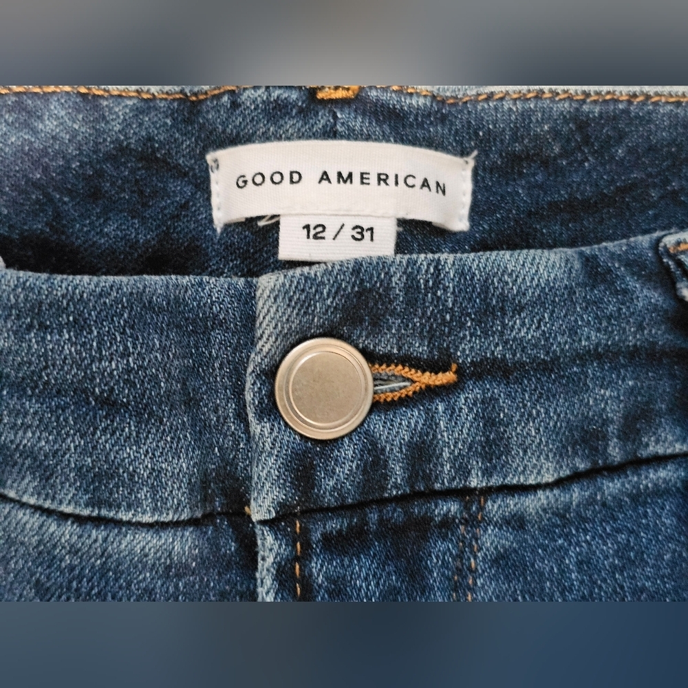 Good American Women's Good Legs Flare Split Pockets Elevated Basic Flare. 12/31 - Picture 4 of 10